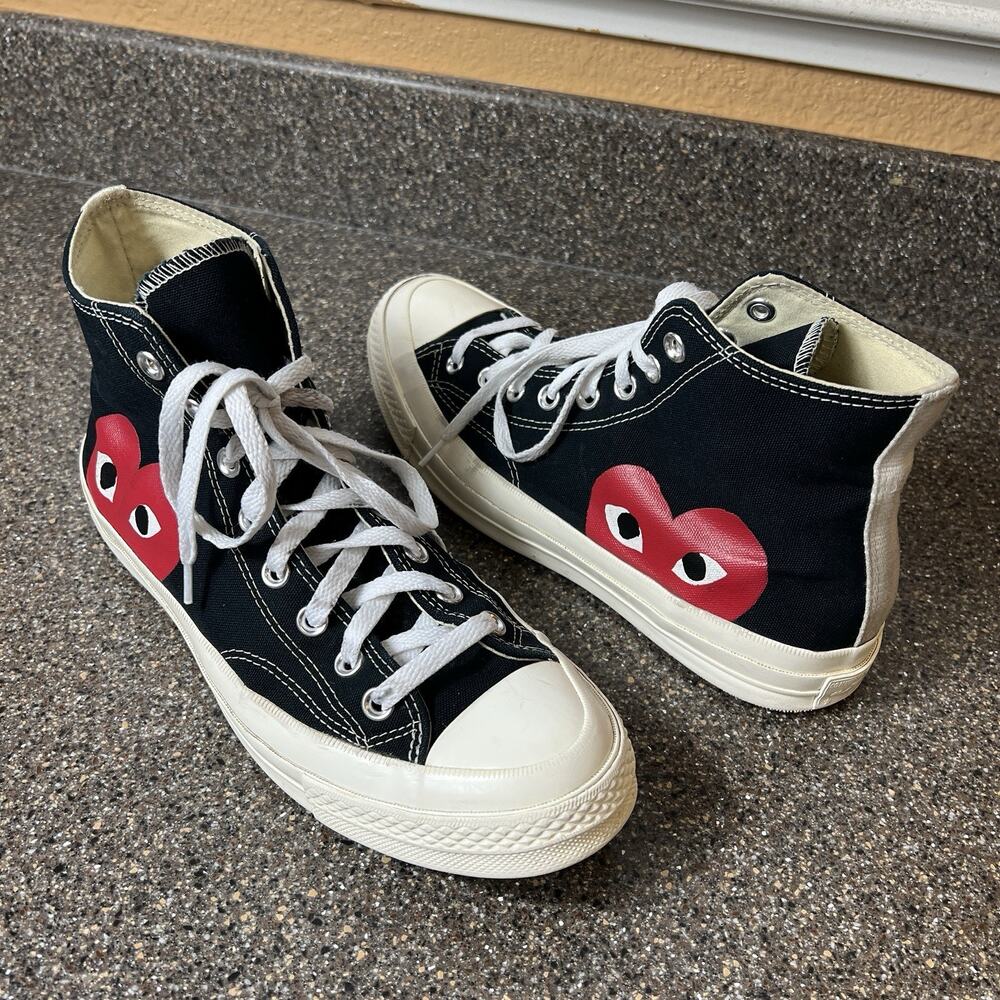 Converse Chuck Taylor 70’ All Star High Mens Sz 9 Comme des Garcons Play X Shoes